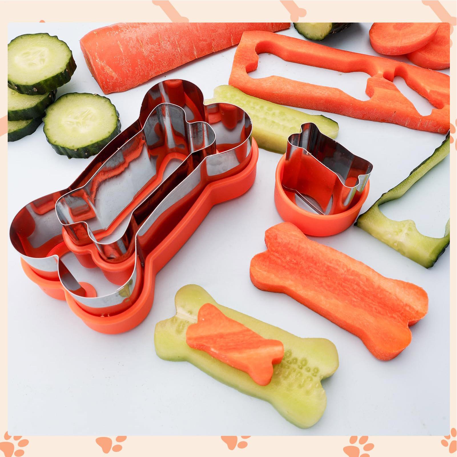 Homemade Food Snacks - steel bone cookie cutter set 3
