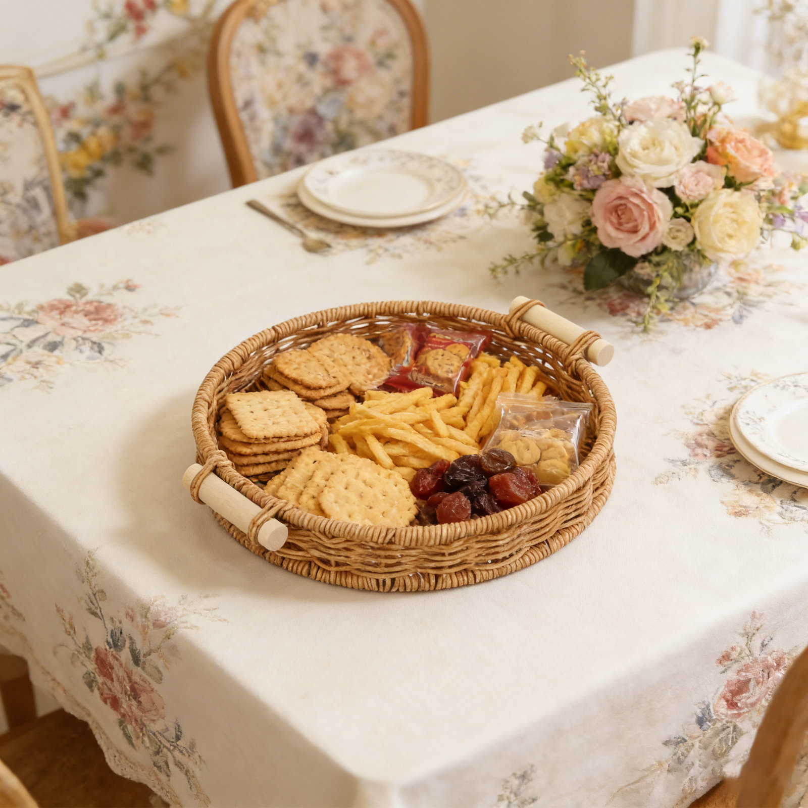 Imitation Rattan Bread Basket  - Food Drink Snacks 评论和价格