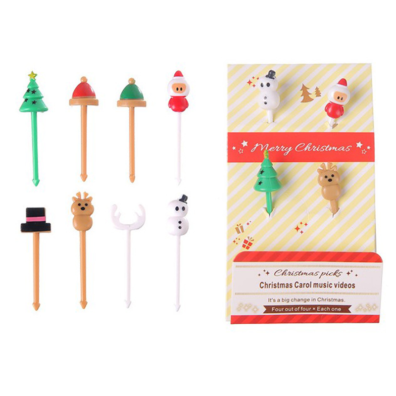 1set Cute Mini Cat Crown Fruit - Xmas Food Snacks 评论和价格
