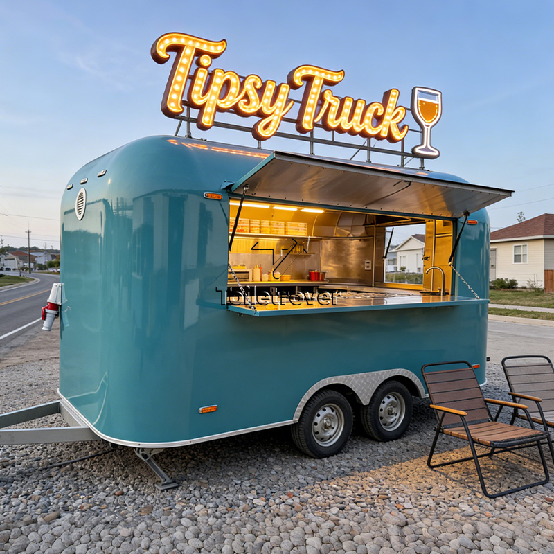 Fiberglass Food Truck Custom-M - Quality Food Snacks 评论和价格