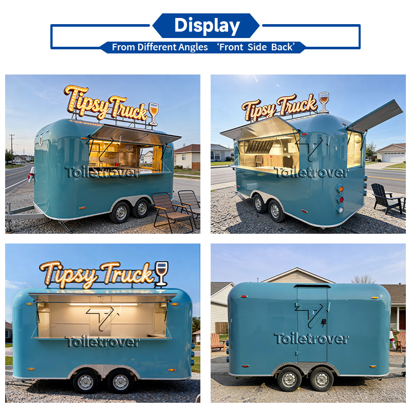 Fiberglass Food Truck Custom-M - Quality Food Snacks 评论和价格