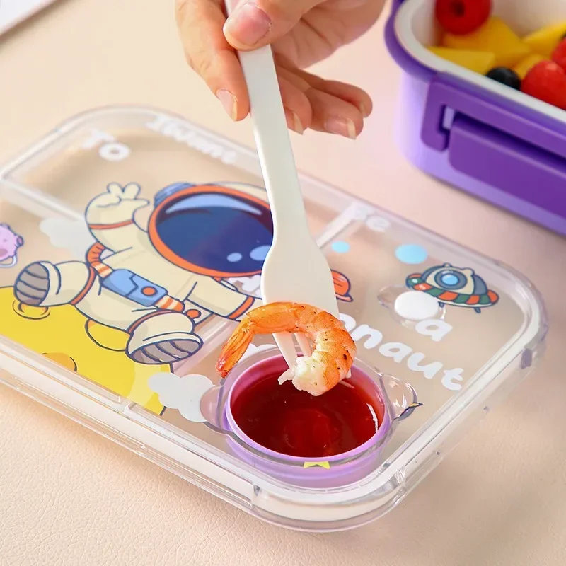 Unicorn Cartoon Bento Lunch Bo - Snacks Food Warmer 评论和价格