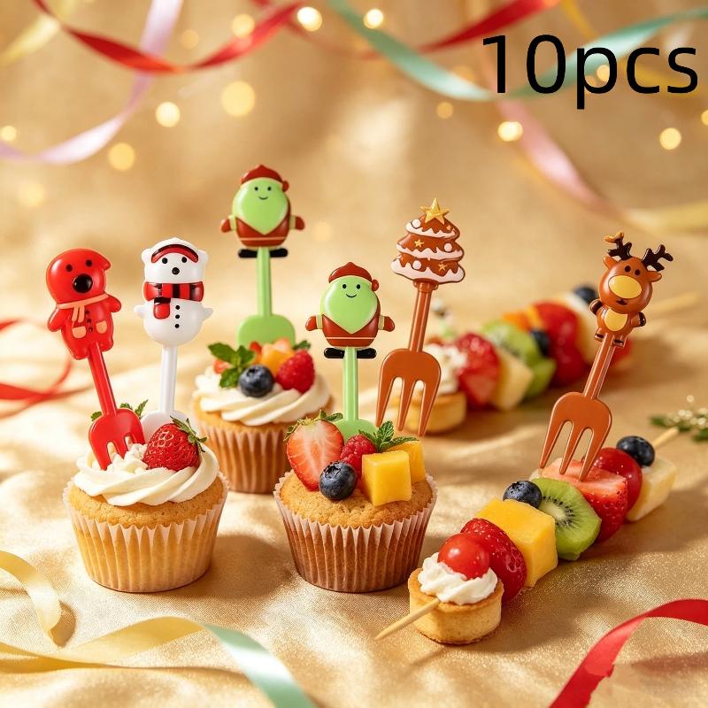 10 Pcs Food Grade Christmas Fr - Xmas Food Snacks 评论和价格