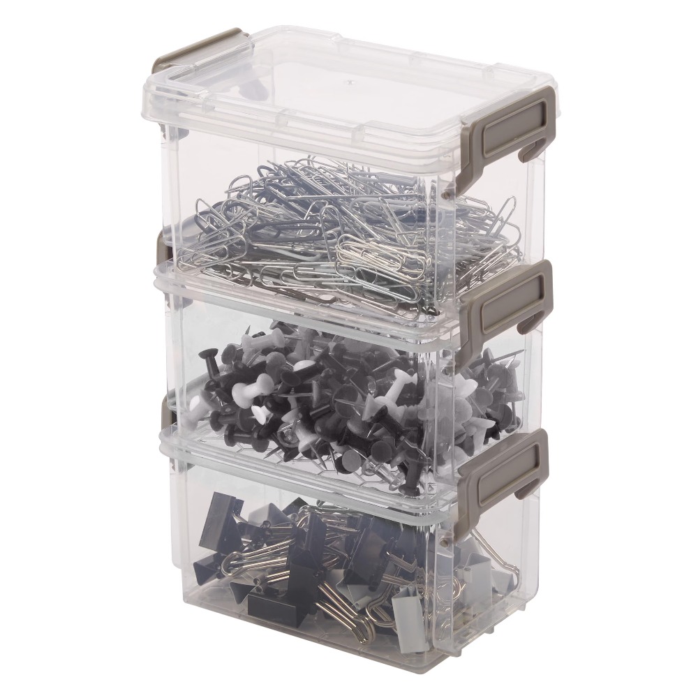 4-Pack 12oz Stackable Storage  - Snacks Food Labels 评论和价格