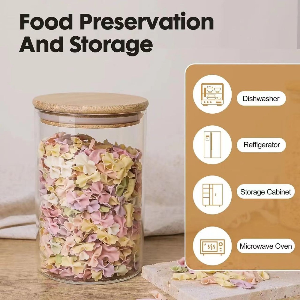 Glass Food Storage Tank with M - Homemade Food Snacks 评论和价格