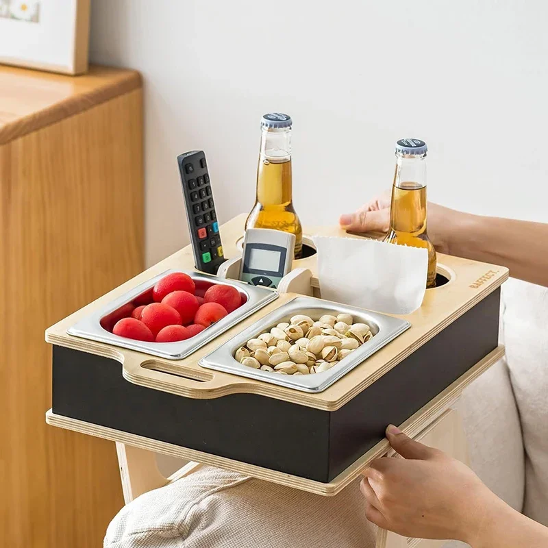 Rectangle Bamboo Tray Desktop  - Food Drink Snacks 评论和价格