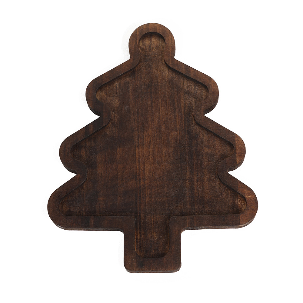 Christmas Tree Hat Shape Tray  - Xmas Food Snacks 评论和价格