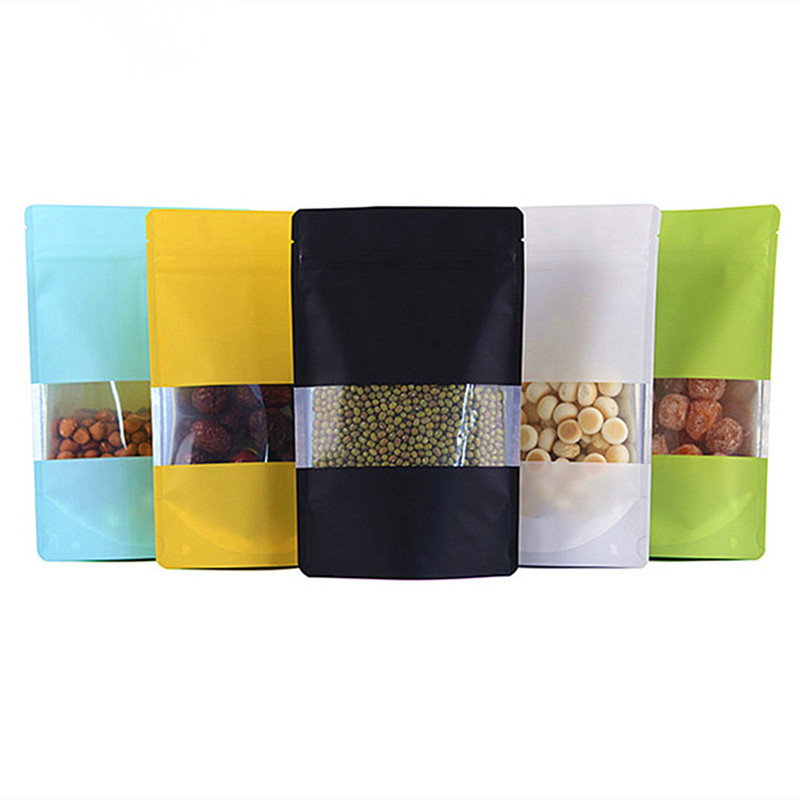 100PCS Foil Window Ziplock Bag - Xmas Food Snacks 评论和价格