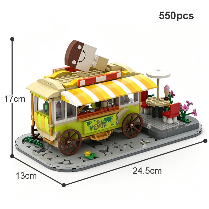 Retro Dessert Food Cart Modula - Xmas Food Snacks 评论和价格