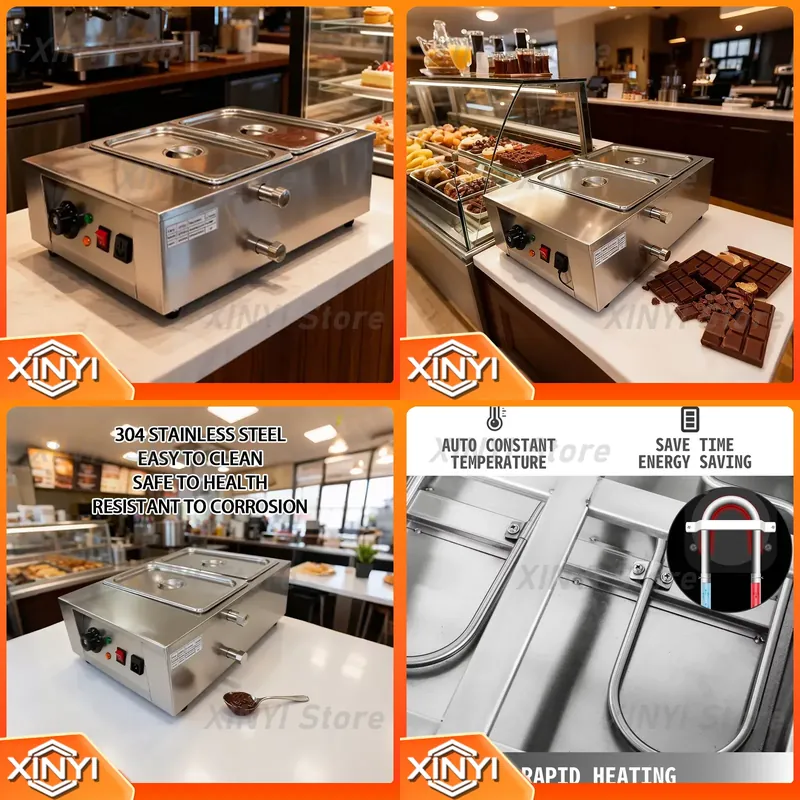 Stainless Steel Chocolate Melt - Snacks Food Warmer 评论和价格
