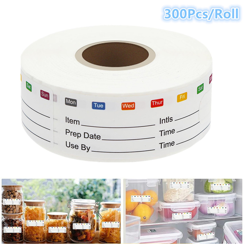 300Pcs/Roll Candy Storage Expi - Snacks Food Labels 评论和价格