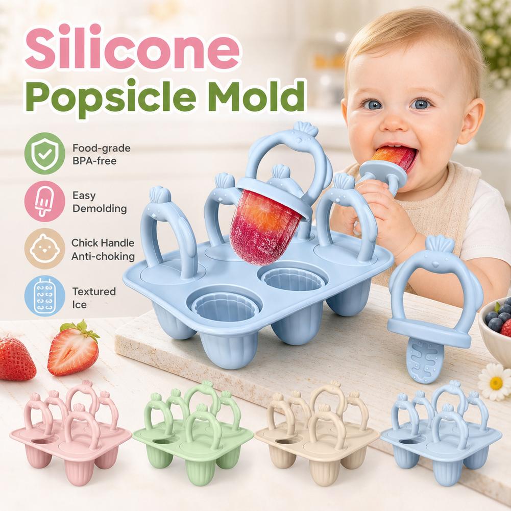 1set Silicone Popsicle Mold Si - Homemade Food Snacks 评论和价格