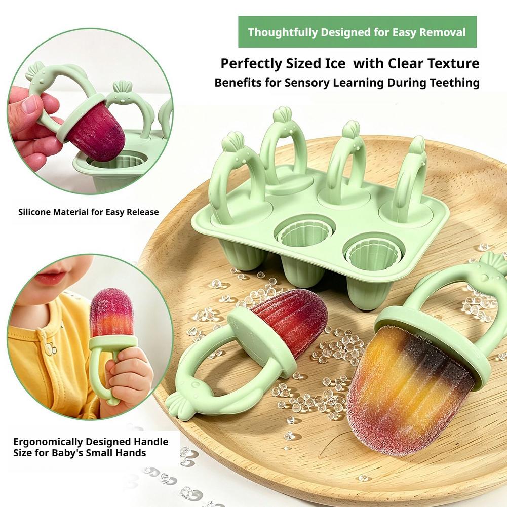 1set Silicone Popsicle Mold Si - Homemade Food Snacks 评论和价格