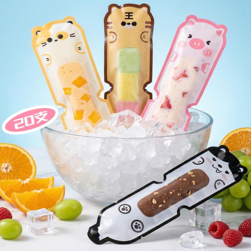 20 Pcs Cute Cartoon DIY Ice Po - Homemade Food Snacks 评论和价格