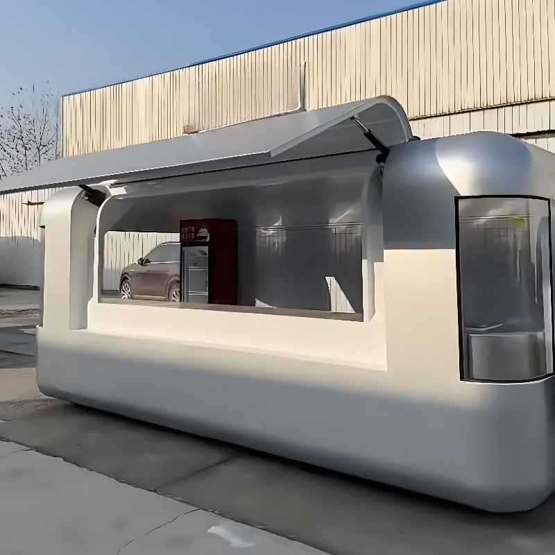 Round Movable Food Trailer Por - Food Drink Snacks 评论和价格