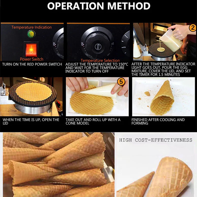 Electric Cone Making Machine S - Food Snacks To Make 评论和价格