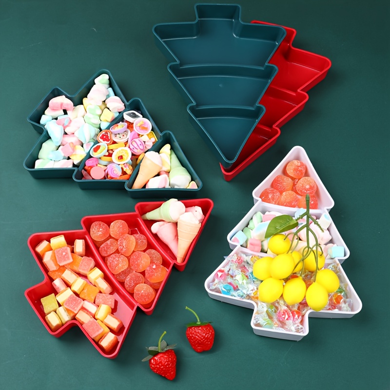 3Pcs Christmas Tree Food Decor - Xmas Food Snacks 评论和价格