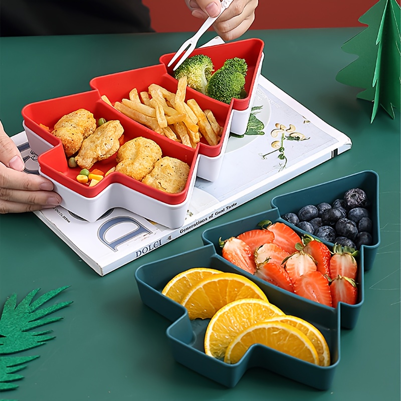 3Pcs Christmas Tree Food Decor - Xmas Food Snacks 评论和价格